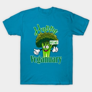 Happy Veganuary- Bite Me! T-Shirt